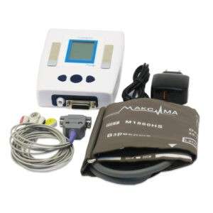 Комплект прибора для регистрации ЭКГ в 6 или 7 отведениях: прибор, манжета, кабель пациента, зарядка